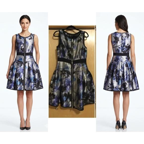 Carmen Marc Valvo Dresses & Skirts - Carmen Marc valvo print satin multi print dress